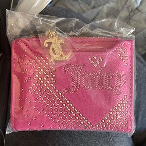 Juicy Couture Pink Studded Wallet